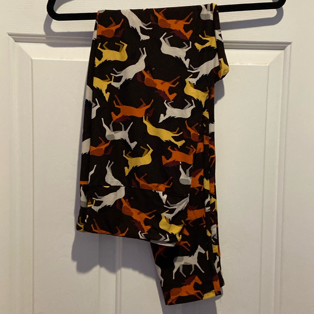 LuLaRoe Leggings NEW -TC size - Horses of all colors- Buckskin, Gray, Chestnut..